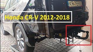 How to fit a tow bar. Honda CR-V 2012-218  - part 1, mechanical job