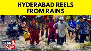 Hyderabad Rain | Monsoon Fury Continues In Telangana, Red Alert In 9 Districts | Telangana Rain News