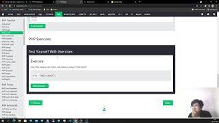 Learning PHP with w3schools | part 1