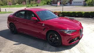 Alfa Romeo alfa Giulia Quadrifoglio- Walkaround and Startup