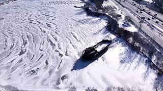 Winter cinematic footage. #dji #videoforyou #explorepage #foryou #icefishing  #ontario #cinematic