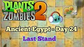 Plants vs. Zombies 2 - Ancient Egypt - Day 24 (Last Stand)