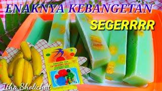 PISANG DIBIKIN PUDING ENAKNYA KEBANGETAN//PUDING PISANG/KULINER INDONESIA// ITHA SHOLICHAT