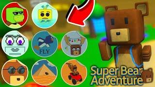 КАК НАЙТИ ВСЕ СТИКЕРЫ В СУПЕР БЕАР АДВЕНЧЕР / SUPER BEAR ADVENTURE ALL STICKERS