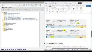 How To Create Central Contract In SAP | Create Contract In SAP MM | SAP Outline Agreement