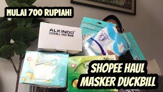 SHOPEE HAUL MASKER DUCKBILL MURAH