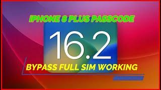 iPHONE 8 PLUS iOS 16.2 PASSCODE BYPASS FULL SIM WORKING BY UNLOCKTOOL(FULL SOLUTION)