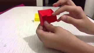 How to make an origami piano