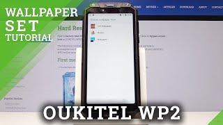 How to Update Wallpaper in OUKITEL WP2 - Set Up New Image on Home Screen