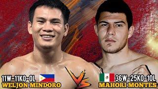 June 21 2024: 12w-12ko-0L na Sa Kanyang Debut sa U.S - WELJON MINDORO(Ph) Vs MAHORI MONTES(Mexico).