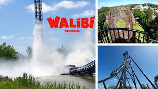 Walibi Belgien von Loup Garou, Pulsar bis Kondaa Achterbahn Tour VLOG im Walibi Belgien