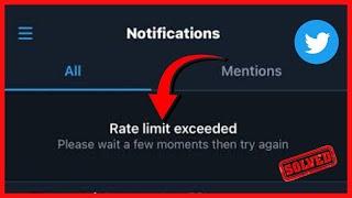Twitter Rate Limit Exceeded iPhone | How to Fix Rate Limit Exceeded Twitter iPhone | 2023 | Solution