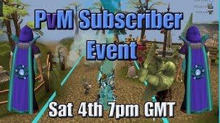 PvM Subscriber Event - Sat 4th 7pm GMT