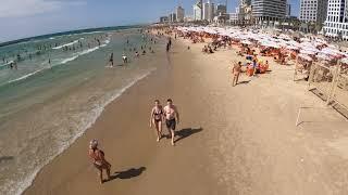 Telaviv beach from above