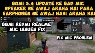 bgmi meh mic earphone meh awaj nahi araha hai | fix mic and speaker glitch in bgmi after new update