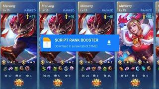 SCRIPT RANK BOOSTER NEW UPDATE MOBILE LEGENDS BY Cj7