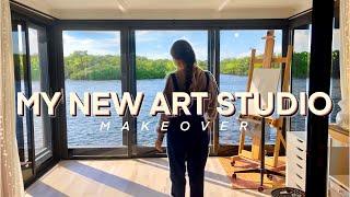 Moving Into MY NEW ART STUDIO! Extreme Makeover (Part 1)