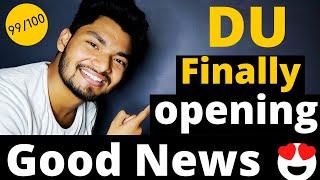 DU Reopening Date Confirmed | Good News