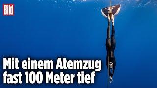 93 Meter! Jennifer Wendland bricht Weltrekord im Freitauchen