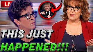 MSNBC Rachel Maddow CRIES OUT SCREAMING at Joy Behar after SHE ADMITTED THIS about TRUMP LIVE on-air