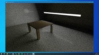 LWJGL 3 OpenGL - Path Tracing with Blue Noise and rectangular light