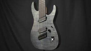 ESP LTD M-1008MS Multi-Scale | See Thru Black Satin