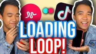 TIKTOK LOADING LOOP TUTORIAL! (iOS & Android) *NEW*