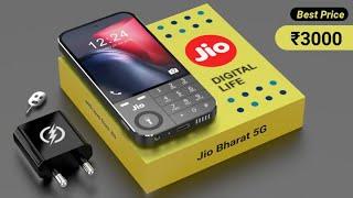 Jio Bharat 5G - 50MP Camera,Dimensity 600,7000mAh Battery,4GB RAM//Jio Bharat 5G