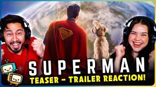 SUPERMAN Teaser Trailer Reaction & Discussion! | James Gunn | David Corenswet | Rachel Brosnahan