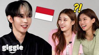 Korean Girls Meet Handsome Indonesian K-POP Idol For the First Time! (Ft. LOUDI)