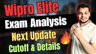 Wipro Elite Exam Analysis | Wipro Elite Cutoff | Wipro Exam Pattern & Questions | Wipro First Phase