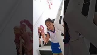 Levando Cecília para escolinha 