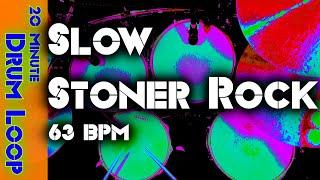 20 Minute beat - Slow Stoner Rock 63 BPM