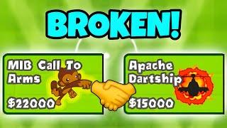 This BROKEN Tower Combination is actually INSANE... (Bloons TD Battles)