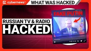 Fake Putin on HACKED Russian TV & Radio | cybernews.com