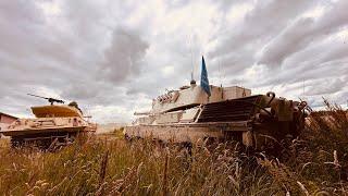 M10 Achilles Tank Destroyer and Leopard 1A5 Tank