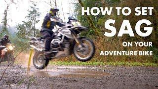 How to ADJUST SAG - Works on All Bikes - Adventure Motorcycle Suspension Part 3