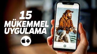 15 MÜKEMMEL UYGULAMA | Yüklemeniz Gereken Uygulamalar Android-ios 2023