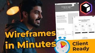 How to Create Client-Ready Wireframes in Minutes with Relume | No AI Gimmicks