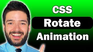 How to Create CSS Rotate Animation with Keyframes | Step-by-step Tutorial