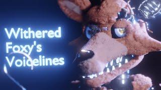 [Blender|FNaF] Withered Foxy Voicelines