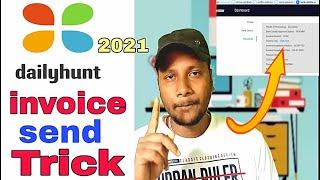 Dailyhunt invoice upload kaise kare 2021 | dailyhunt invoice kaise bheje | dailyhunt invoice 2021