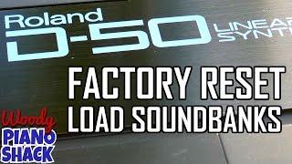 Roland D-50 sounds reset | load patches via sysex tutorial