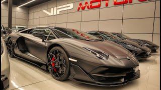 VIP MOTORS DUBAI - Lamborghini Aventador SVJ, Ferrari 812 Competizione - Second Supercar Showroom