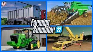 Farm Sim News - MacDon is BACK, End Dump Trailers, Hedge Trimmer, & More! (FS22)