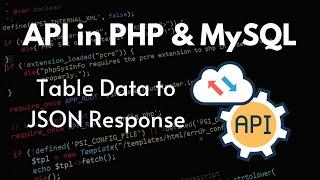 Create a Simple API In PHP with MySQL Database