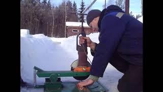 Отрезной станок для болгарки своими руками .