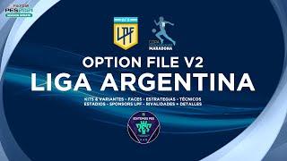 Tutorial: Option File Liga Argentina (V2) Editemos PES | eFootball PES 2021 PS4