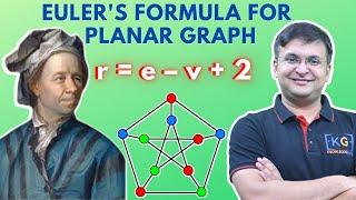 27- Euler's Formula For Planer Graph r = e - v + 2