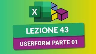 User Form parte 01 - VBA Excel Tutorial Italiano 43